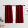 RYB HOME Closet Curtains 45 inches, Room Darkening Curtain Drapes with Rustproof Eyelet Privcay Shades Holiday Window Treatment 