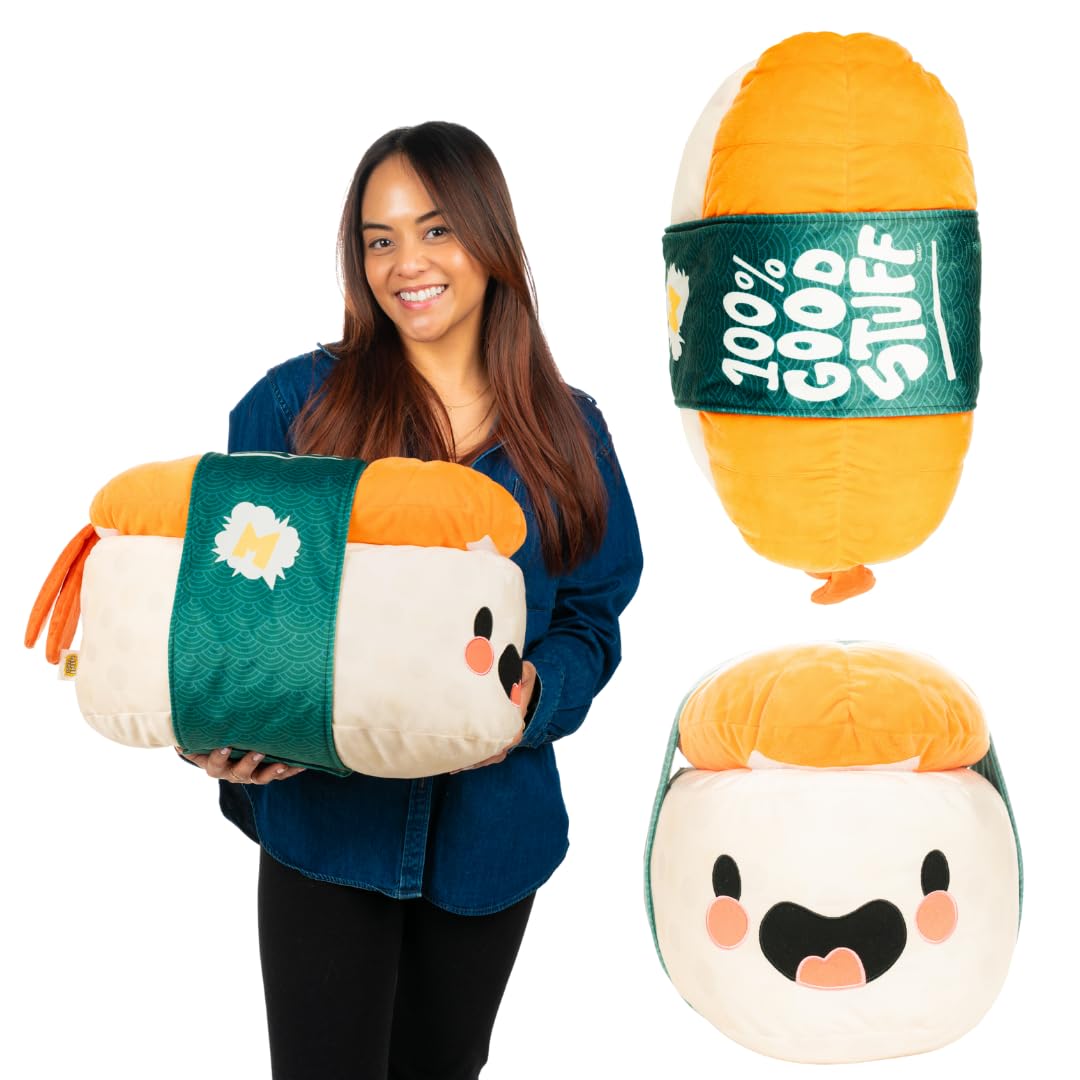 Miniverse Sushi Bedding Super Soft Cozy Decorative Cuddle Pillow, (Officially Licensed Product) By Franco Collectibles