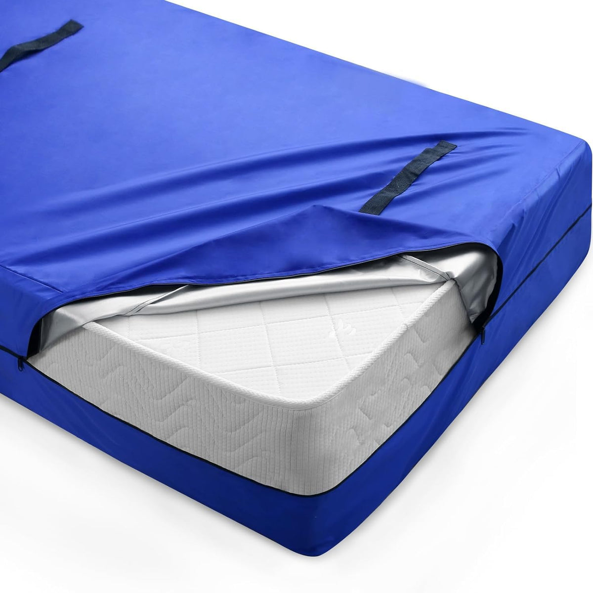 Queen Mattress Bag For Moving And Storage, Queen Size Mattress Cover For Moving With Heavy Duty Handles, Double Zippers, Reusabl