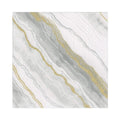 Caspari Marble Paper Luncheon Napkins in Grey, Four Packs of 20