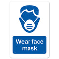 Signmission Osha Notice Sign - Wear Face Mask | Peel And Stick Wall Graphic | Protect Your Business, Class Room, Office & Interi
