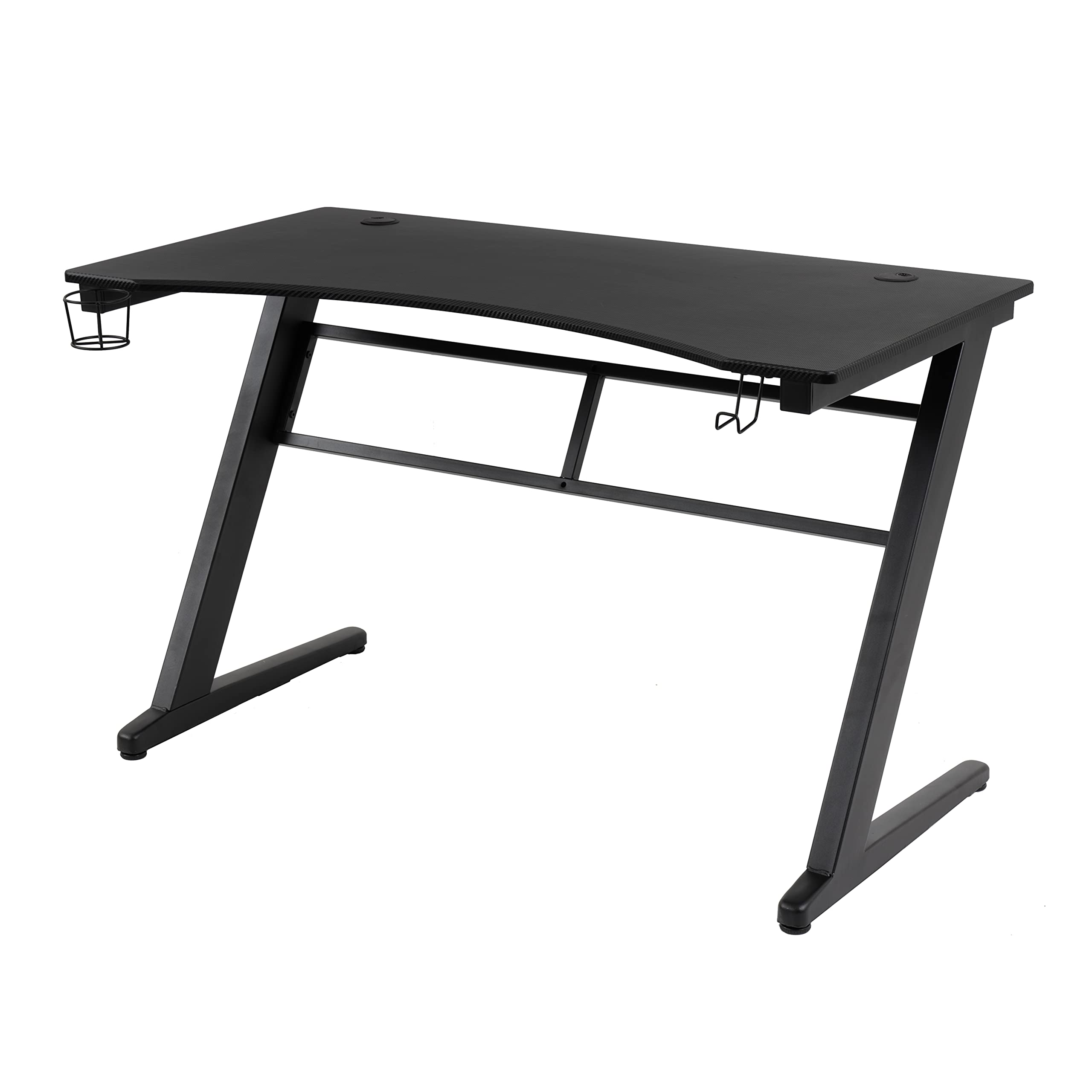 OS Home and Office Furniture Model 42245 Tactical Carbon Fiber Top Gaming Desk
