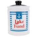 Cottage Creek Lake Fund Piggy Bank, Lake Life Candy Jar, Lake House Gifts, Lake Gifts