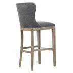 New Pacific Direct Dorsey Bar Bar & Counter Stools, Nubuck Charcoal