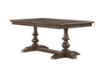 Best Quality Furniture D181/3 Dining, 72-Inch Table Only, Rustic Brown Oak