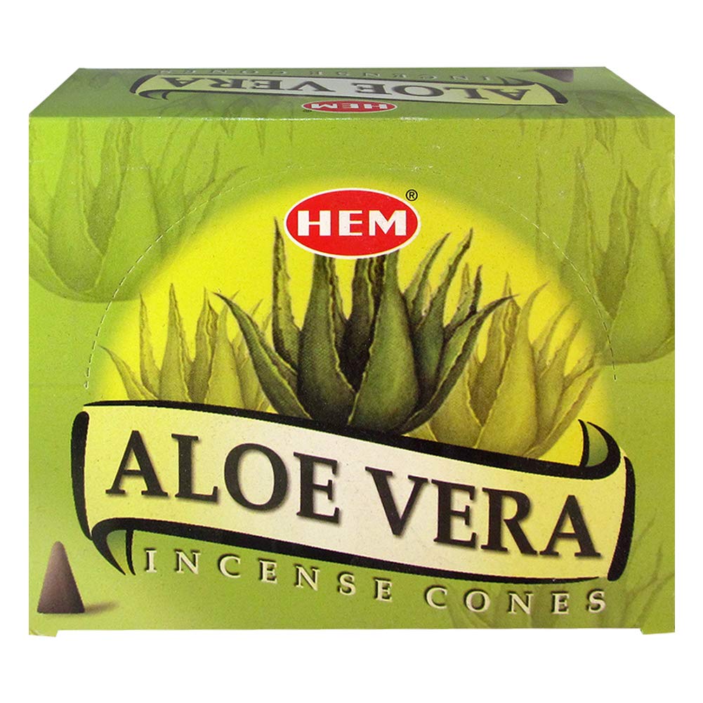 Aloe Vera Incense Cones And Cone Incense Burner Bundle Insence Insense Hem Incense