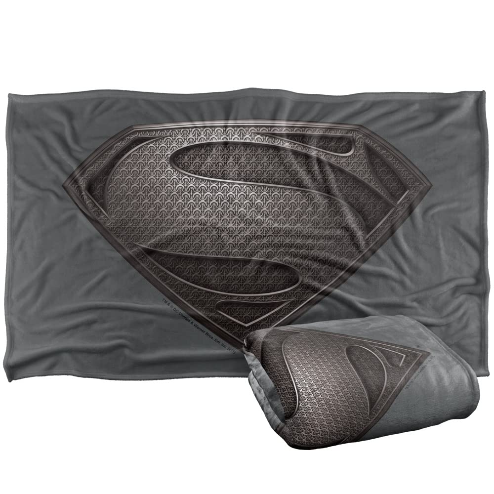 Superman Man Of Steel Mos Desaturated Silky Touch Super Soft Throw Blanket 36' X 58',Mos Desaturated