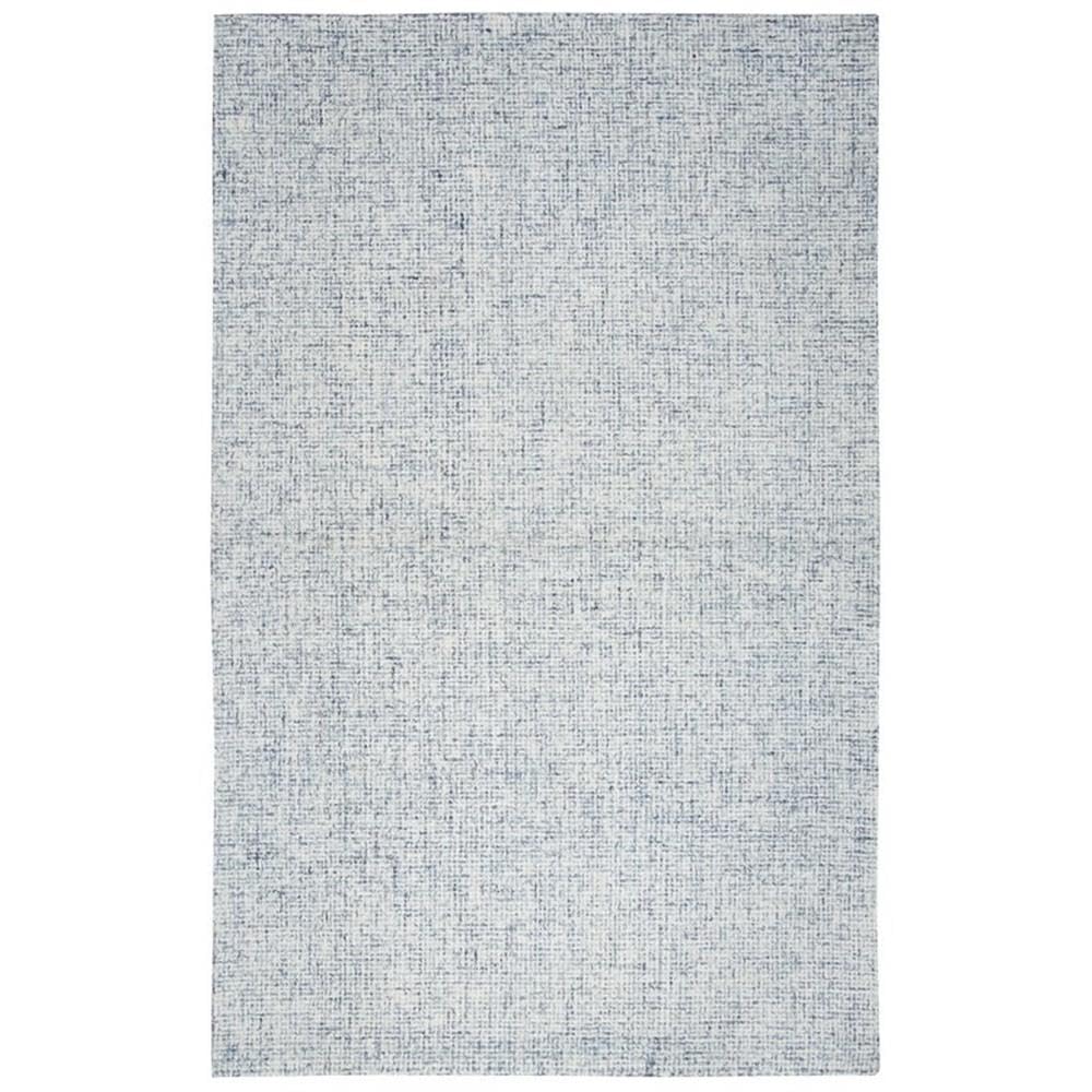 Rizzy Home Alora Decor London 3' X 5' Solid Blue/Gray/Rust/Blue Hand-Tufted Area Rug