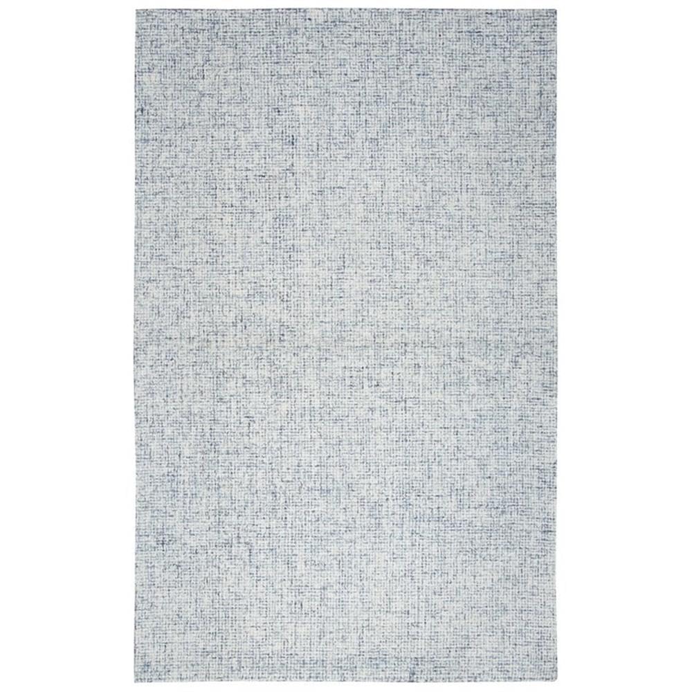 Rizzy Home Alora Decor London 5' X 8' Solid Blue/Gray/Rust/Blue Hand-Tufted Area Rug