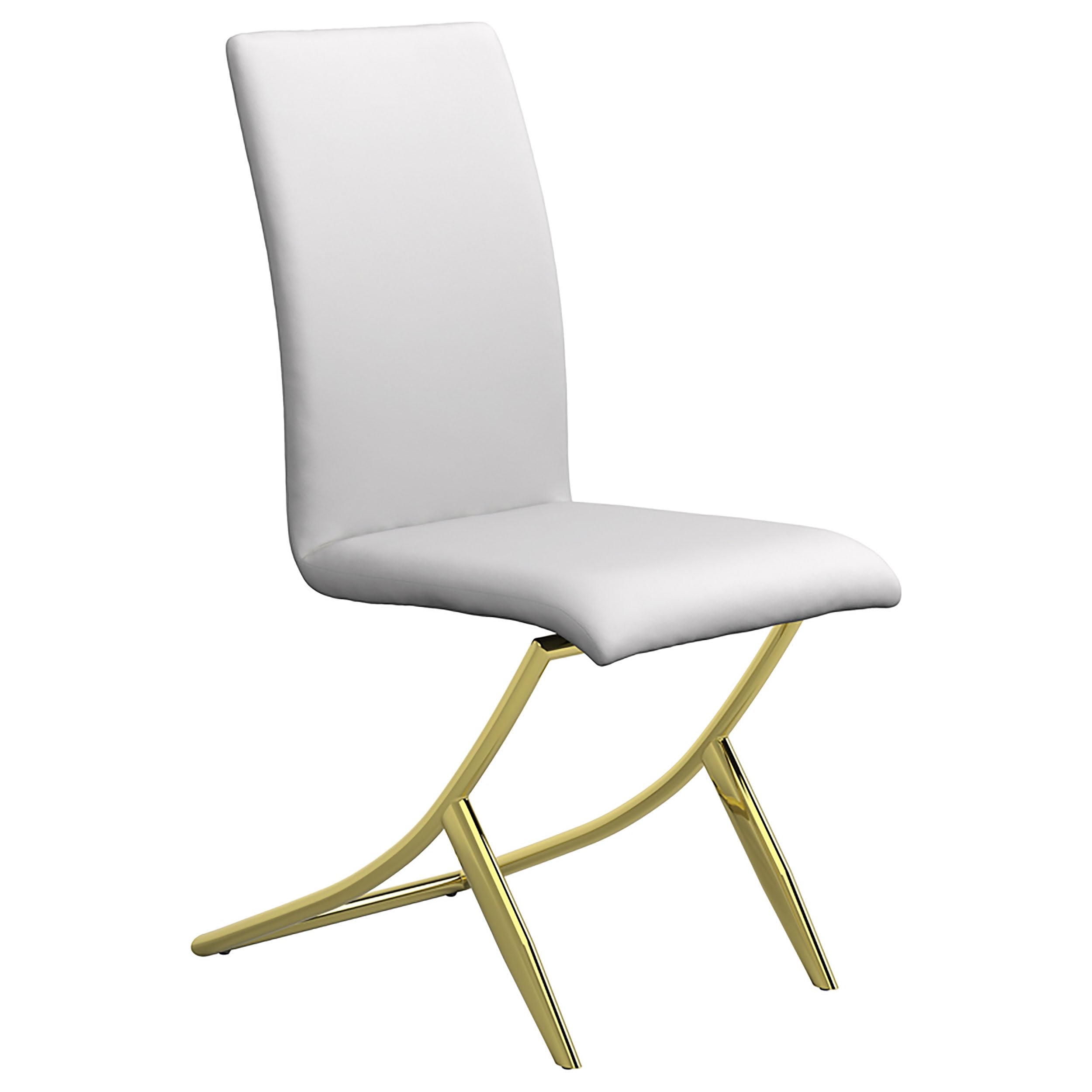 Coaster Home Furnishings Carmelia Upholstered Dining Side Chair White (Set of 4)
