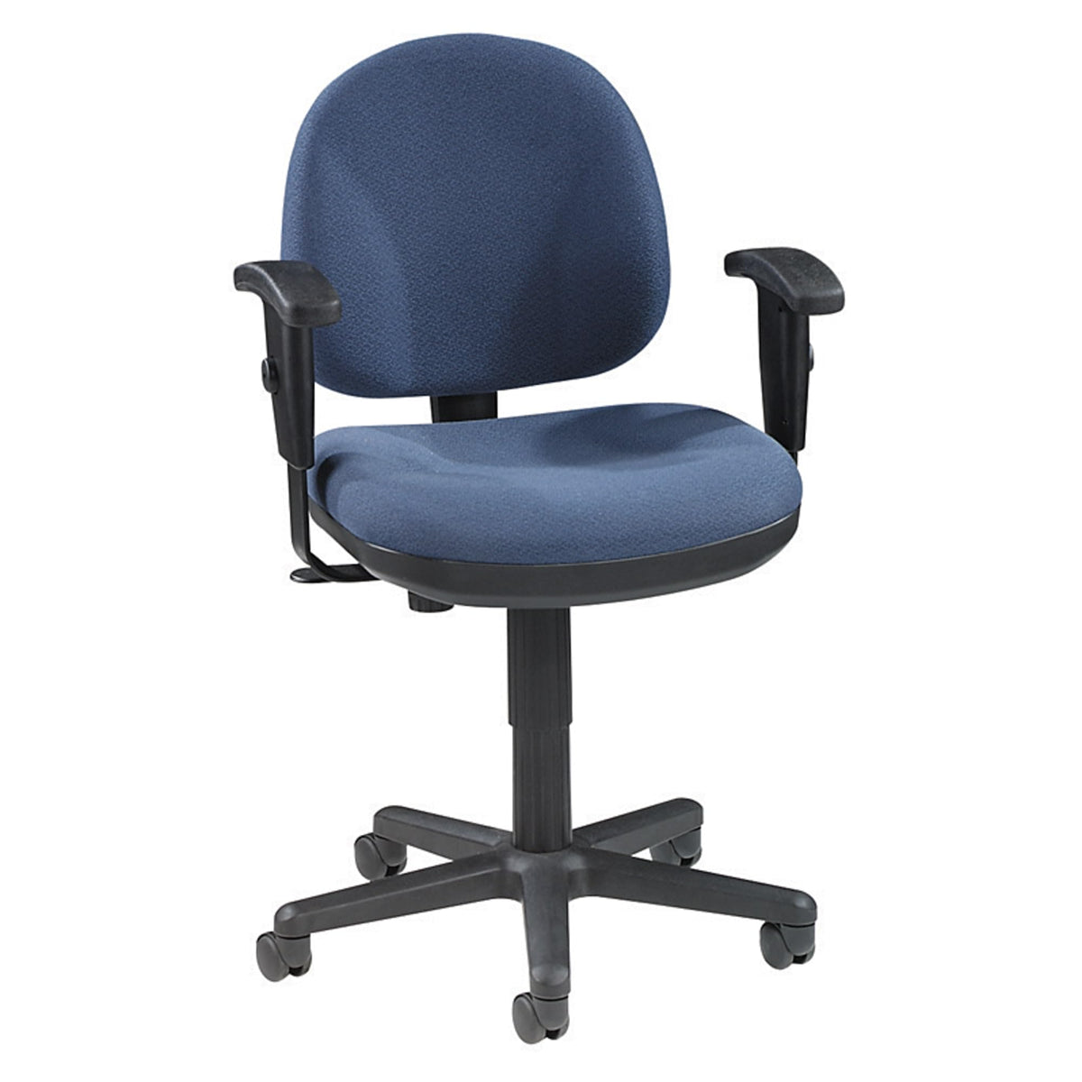 Lorell Millenia Pneumatic Adjustable Task Chair, Blue