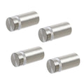 Standoff Screws For Wall Mount Acrylic Picture Frame Hardware 1/2' X 1' Aluminum Silver Finish Nails For Acrylic Glass Sign Ho