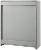 Crosley Furniture Savannah Wall Mounted Bathroom Storage Medicine Cabinet with Shelves, Gray