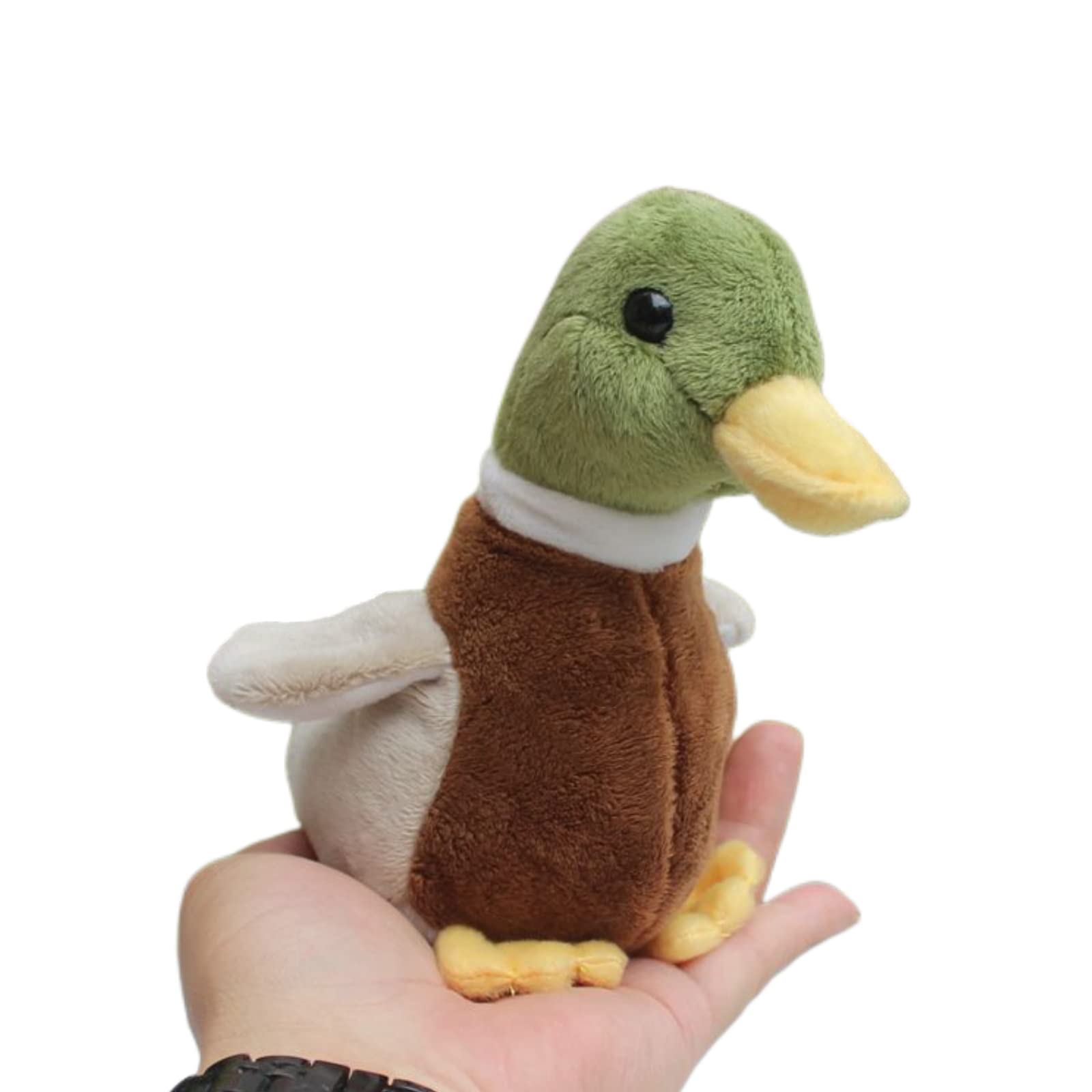 Whrigud Cute Mallard Duck Plush Stuffed Animal Pillow Toys Lifelike Green Duck Stuffed Animal Plush Plushie Toy Soft Plush Doll