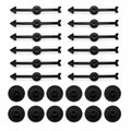 Unbox By Launchspace Black Spinner Arrow For Learning, Teaching, Classroom Activities, Board Games & Decision Making (Pack Of 12