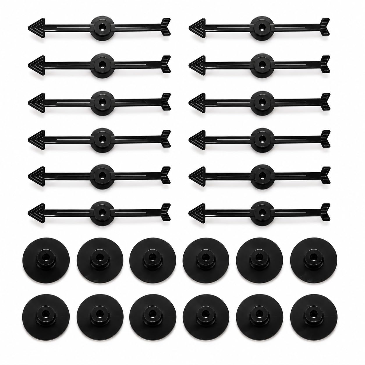 Unbox By Launchspace Black Spinner Arrow For Learning, Teaching, Classroom Activities, Board Games & Decision Making (Pack Of 12