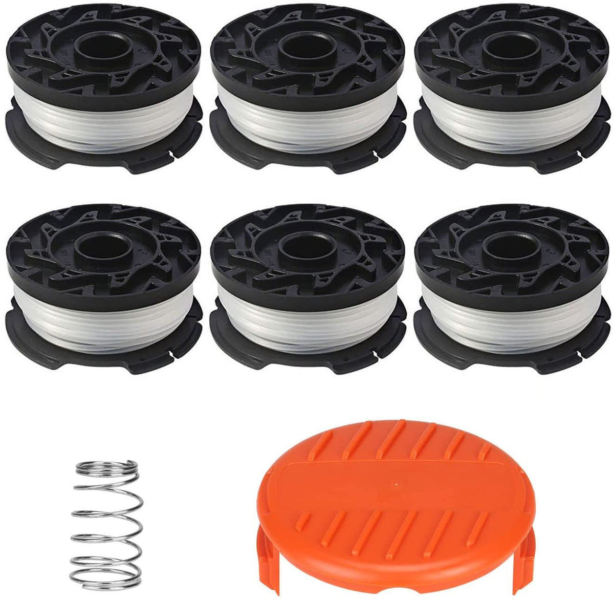 Eyoloty Af-100 30Ft 0.065 Replacement Spools For Black Decker Gh900 Gh600 Lst522 Lcc140 String Trimmer Weed Eater Refills Auto-F