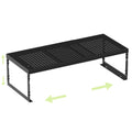 Zilvando Adjustable Expandable Metal Storage Shelf, Standing Shelf Unit for Kitchen Cabinet Pantry Countertop, Space Saving Shel