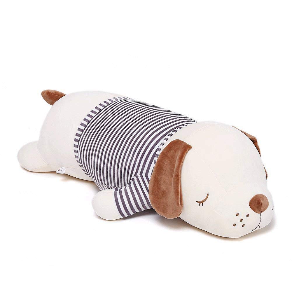 Niuniu Daddy 15 ' | 1.9 Pound Plush Puppy Weighted Stuffed Animal Soft Plush Toy Dog Cute Cuddle Hugging Pillow, Body Pillow Bi