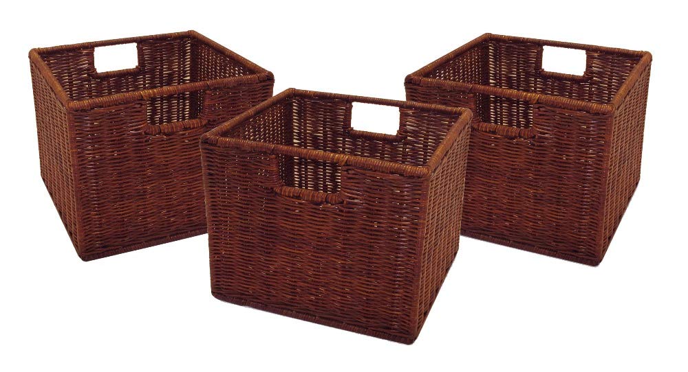 Leo Set Of 3 Wired Baskets, Small