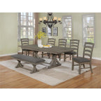 Best Quality Furniture Dining Bench (Single) Gray