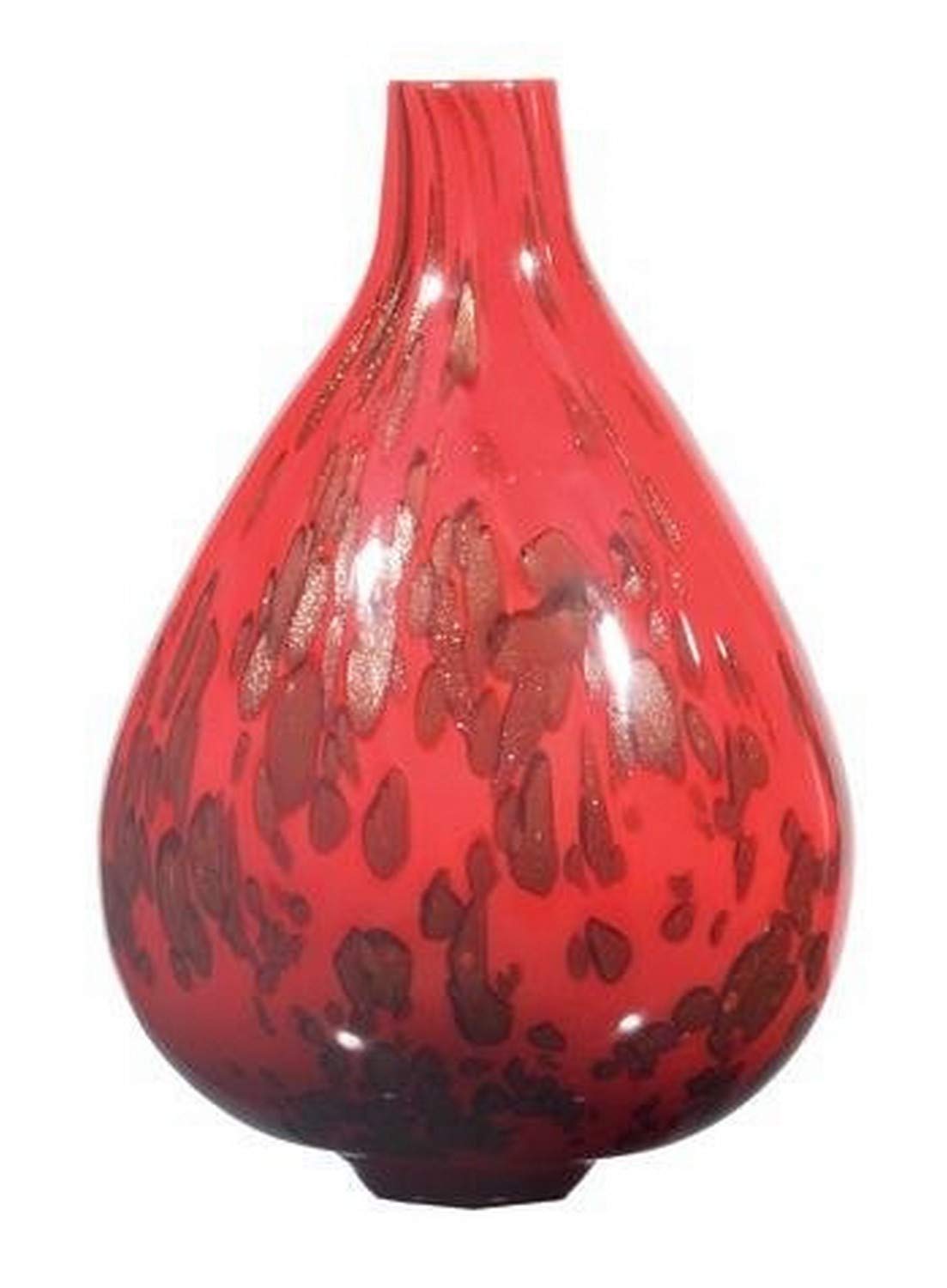 Ok Lighting 13.25 Inch Rnum-Inch Decorative Glass Vase