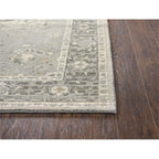 Rizzy Home Alora Decor Euphoria 2'6" X 10' Distress Gray/Gray/Rust/Blue Hybrid Area Rug