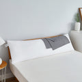Acanva Fluffy Bed Sleeping Side Sleeper Body Pillow Insert, Long 20    X 60   , White