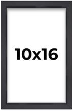 10x16 Shadow Box Frame Contemporary Black | 1'' Depth of Usable Space| Interior Size 10x16 or 16x10 Inches| UV Resistant Acrylic