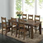 Coaster Dining Table Rustic Golden Brown 107041