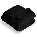 Bare Home Polar Fleece Blanket - Full/Queen Blanket - Black - Warm & Cozy - Premium Fleece Blanket - Blanket for Bed, Sofa, Camp