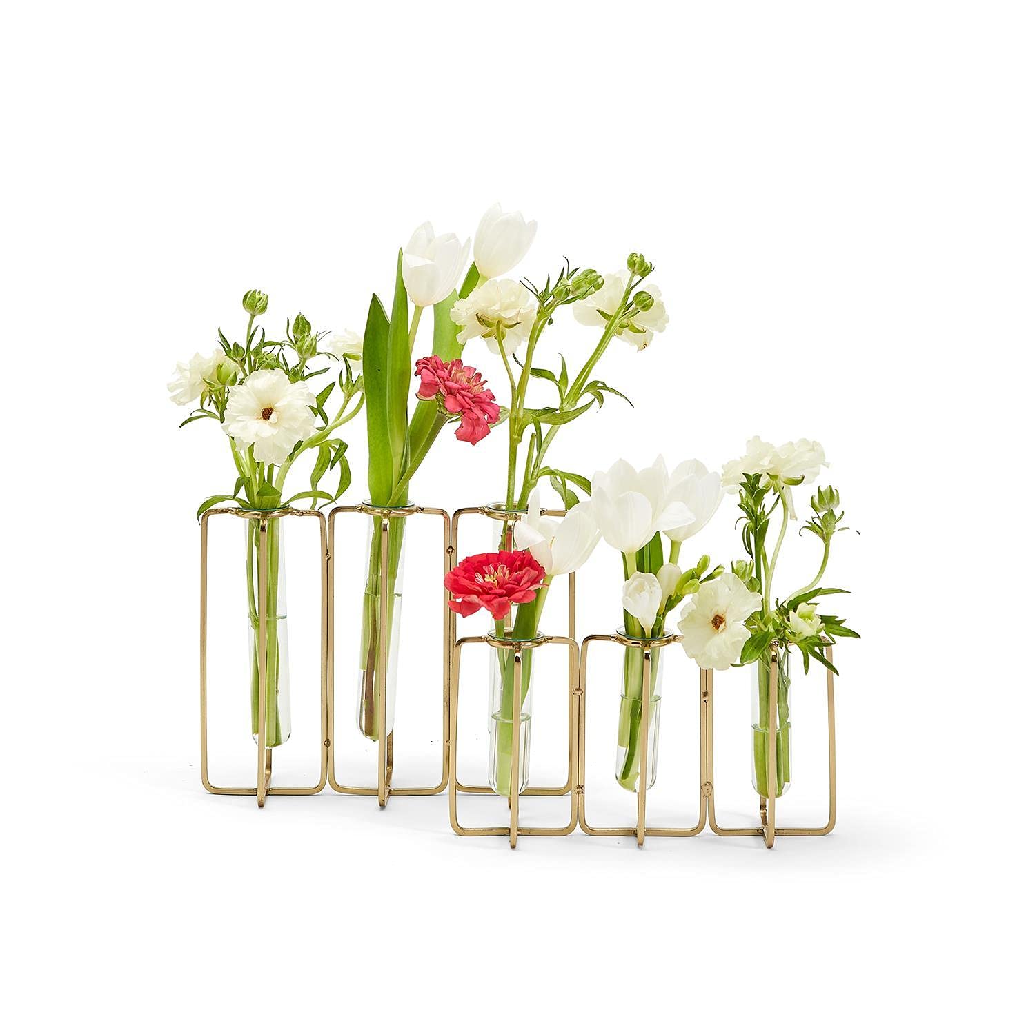Twos Company Set of 2 Gold Vases