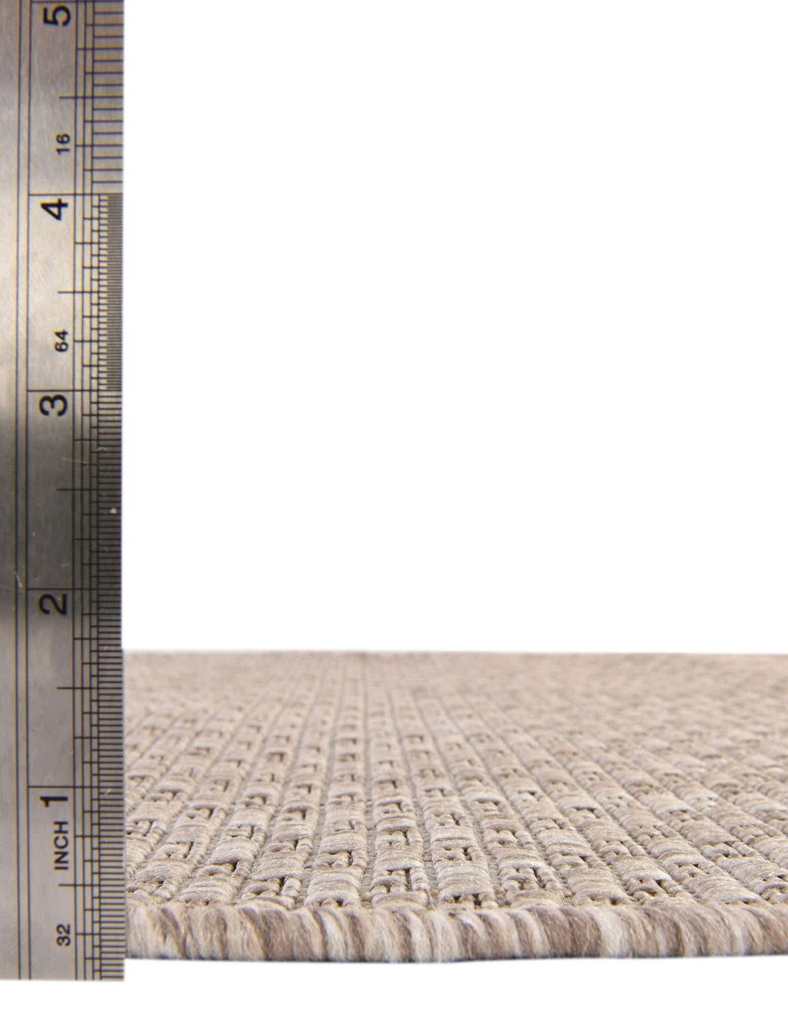 Unique Loom Collection Casual Transitional Solid Heathered Indoor/Outdoor Flatweave Area Rug (2' X 3' 1'' Rectangle, Beige/Ivory