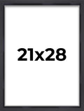 21x28 Shadow Box Frame Contemporary Black | 1'' Depth of Usable Space| Interior Size 21x28 or 28x21 Inches| UV Resistant Acrylic