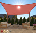 Gorilla Grip Heavy Duty Sun Shade, Uv Protection Fade Tear And Rust Resistant Rectangle Sunshade Canopy, Curved Edges Blocks Sunlight, Breathable Sail, Outdoor Patio, Lawn Garden, 8X12 Ft Terra