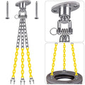 Benelabel Tire Swing Kit - Heavy Duty Swing Hanger With Coated Chains And Hooks - 360 Rotation - 700 Lb Capacity