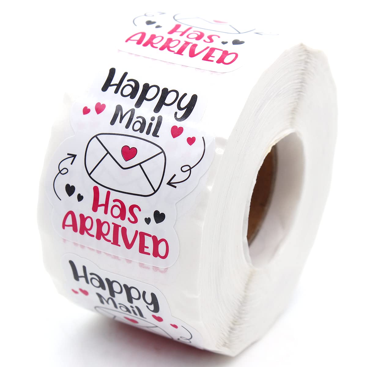 Littlefa Cute Happy Mail Has Arrived Stickers,Happy Mail Stickers,Small Business Stickers,Envelopes Seal Stickers,Mail Packaging