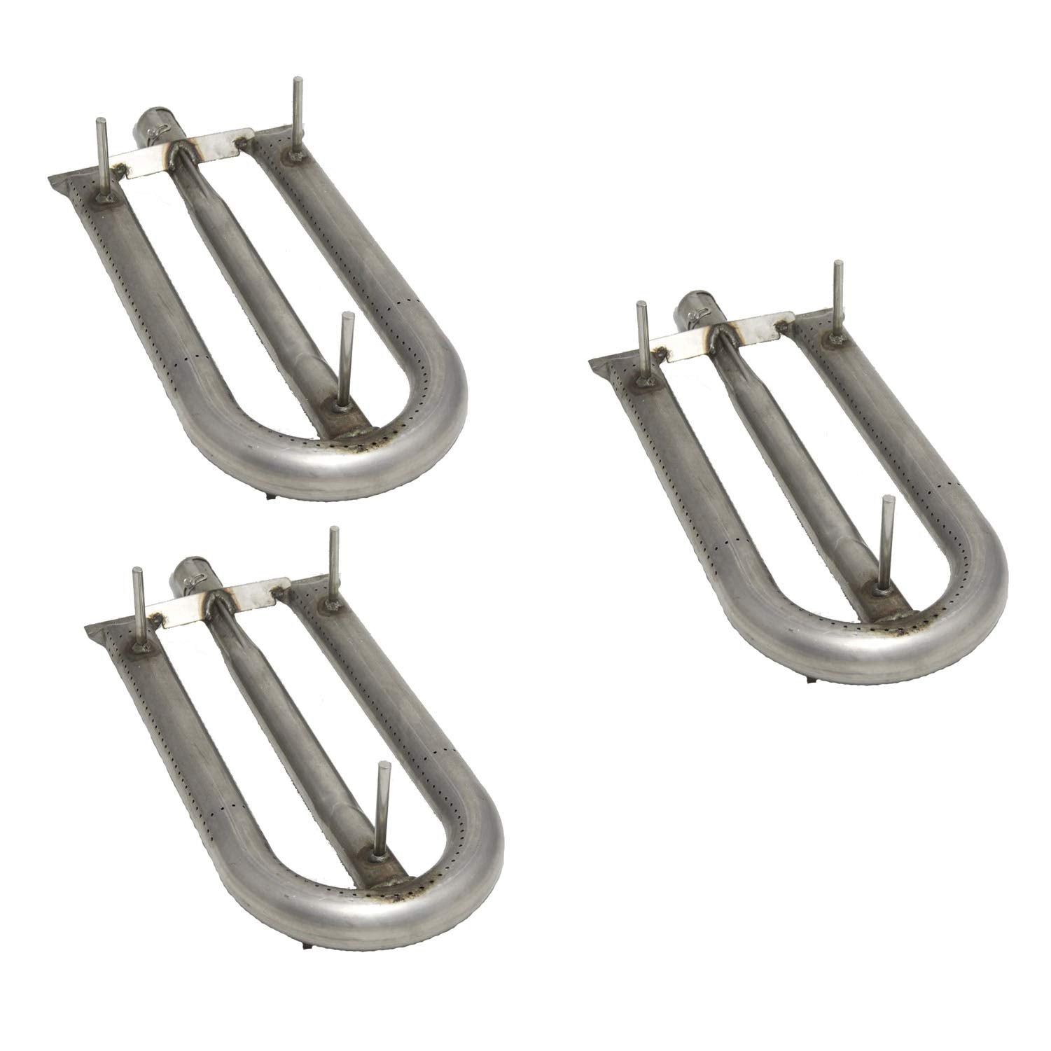 Votenli S1246C (3-Pack) 14.5' X 6.25' Stainless Steel Burner Replacement For American Outdoor Grill 24Nb, 24Ng, 24Np, 24Pc, 30