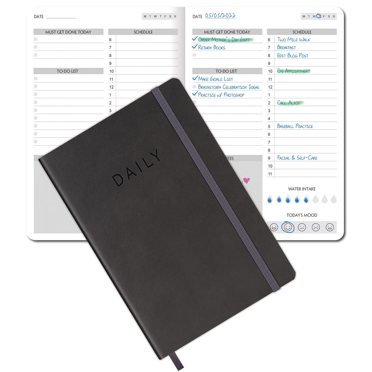 Fan&Ran Ultimate To Do List Notebook For Boosting Productivity And Organizing Tasks - Undated Daily Planner And Office Supplies
