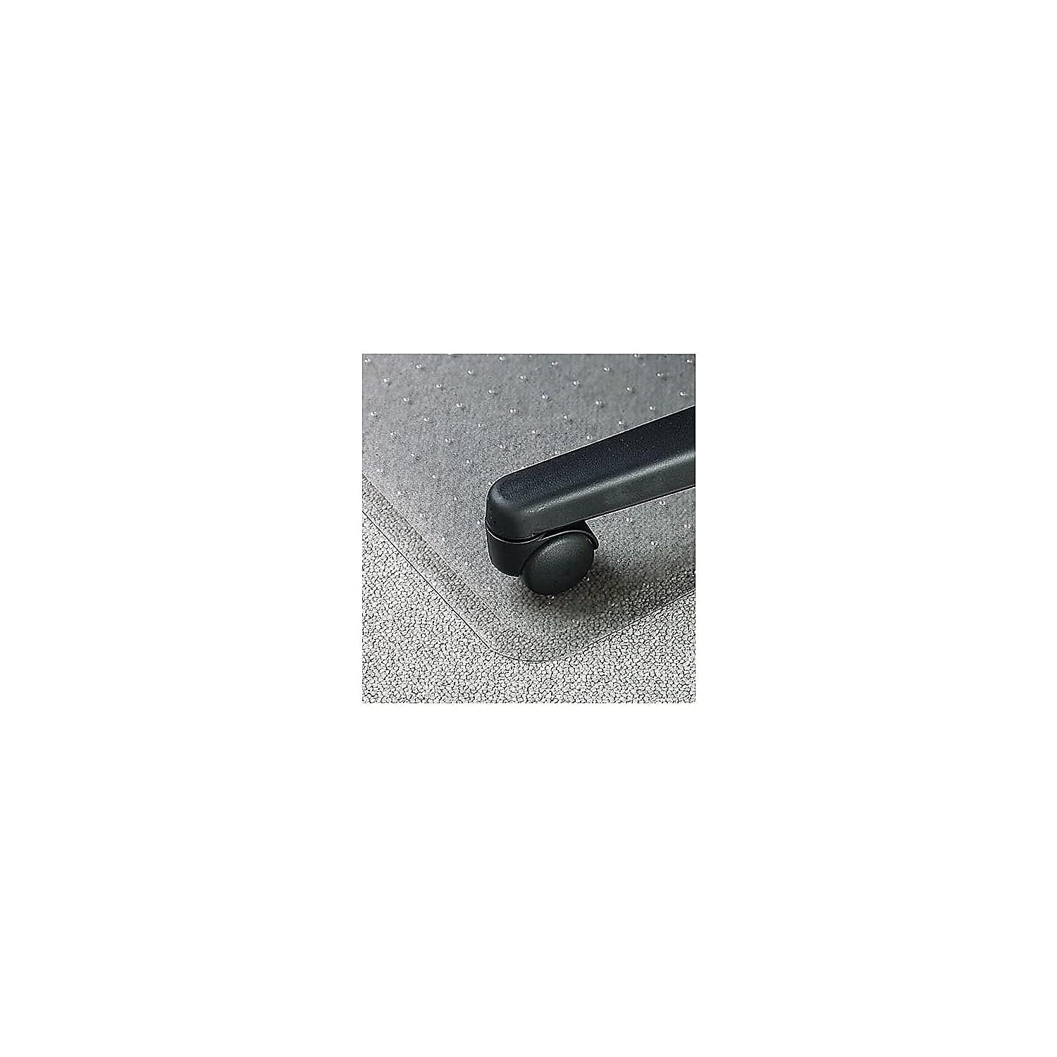 Lorell Rectangular Chair Mat, 46" x 60", Clear, Standard Lip (LLR02158)