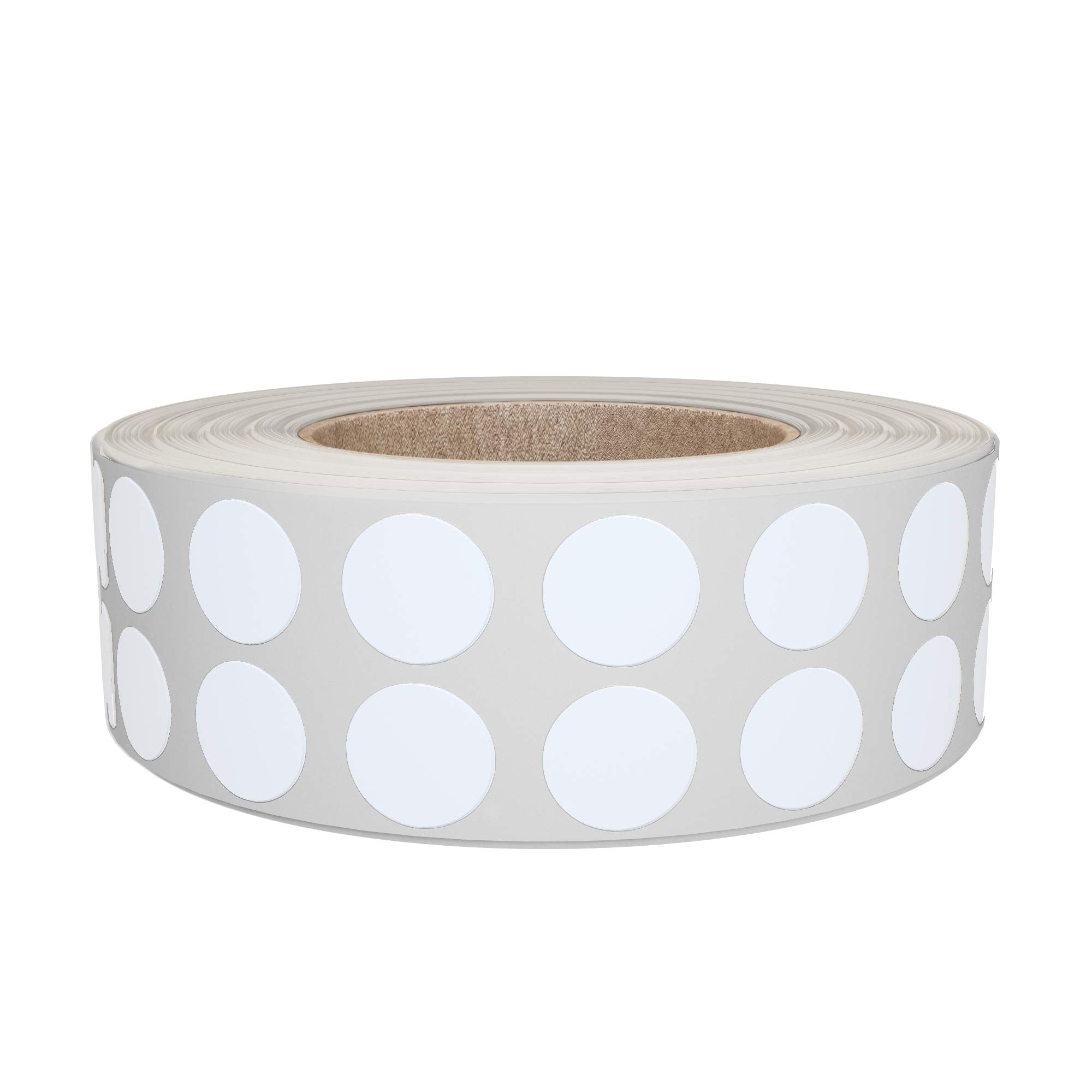 Royal Green White Sticker Dot Labels On A Roll (0.375 Inch) 10Mm - 3000 Pack