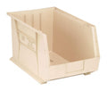 Quantum QUS260IV Ultra Stack and Hang Bin, 18 Length x 11 Width x 10 Height, Ivory, Pack of 4