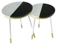 Steve Silver Taj Marble Top Nesting Tables