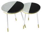 Steve Silver Taj Marble Top Nesting Tables