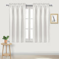 Dwcn Blackout Curtains Thermal Insulated, Energy Saving & Noise Reducing Bedroom And Living Room Curtains, Ivory, W 42X L 54 Inc