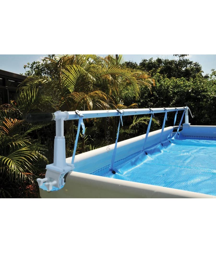 Kokido Solaris Bubble Tarpaulin Reel For Swimming Pool Non Soi With Hexagonal Tubes, 106.5 X 17.5 X 28.5 Cm