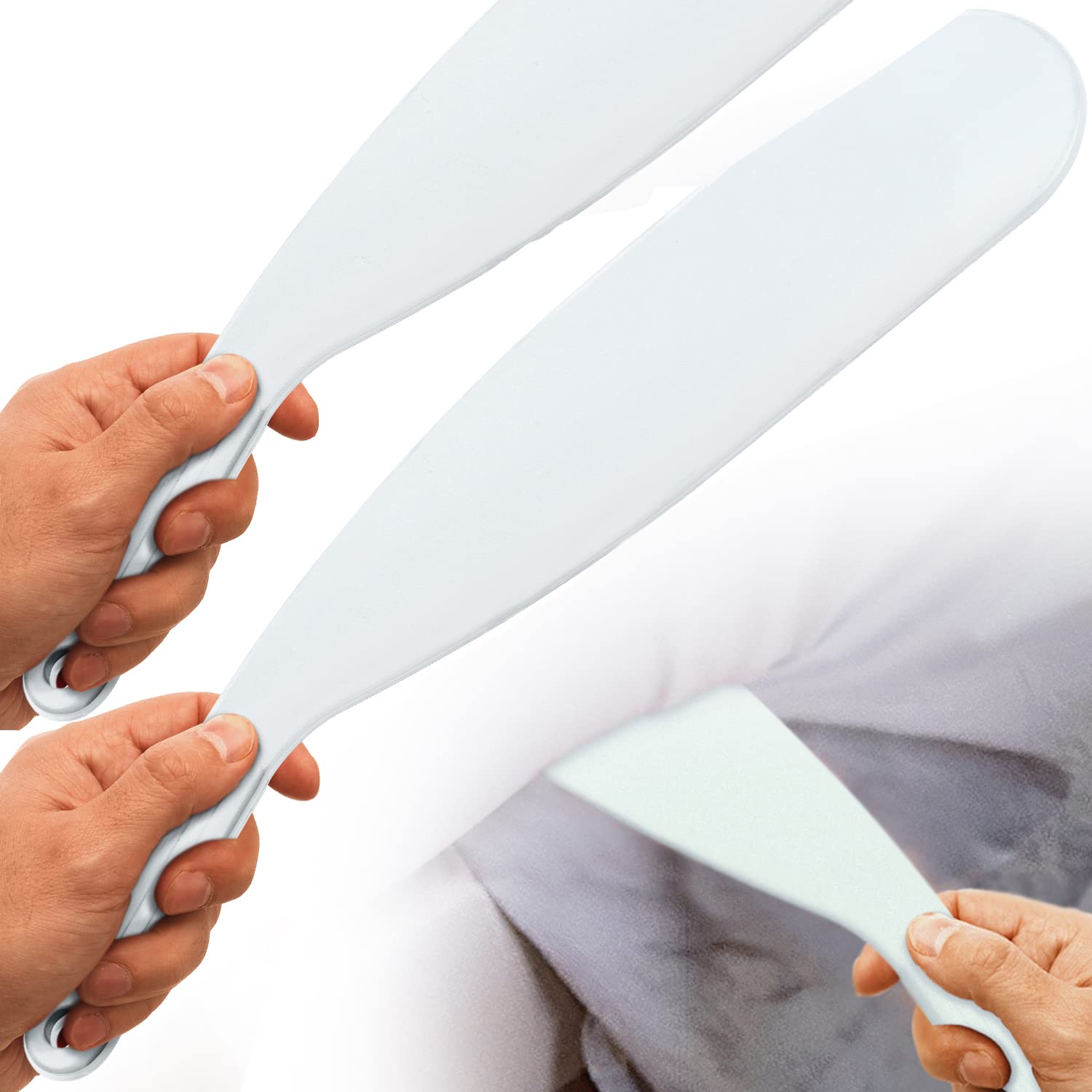 2 Pack Extra Long Bed Sheet Tucker Tool For Making Your Bed - Sheet Tucker Tool To Help Protect Your Back, Nails & More - Tucker