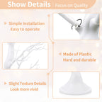 Nuptio Artificial Trees Decorative Trees: 2 Pcs White Twig Trees 22.8In Tall Halloween Decorations Wedding Centerpiece For Table