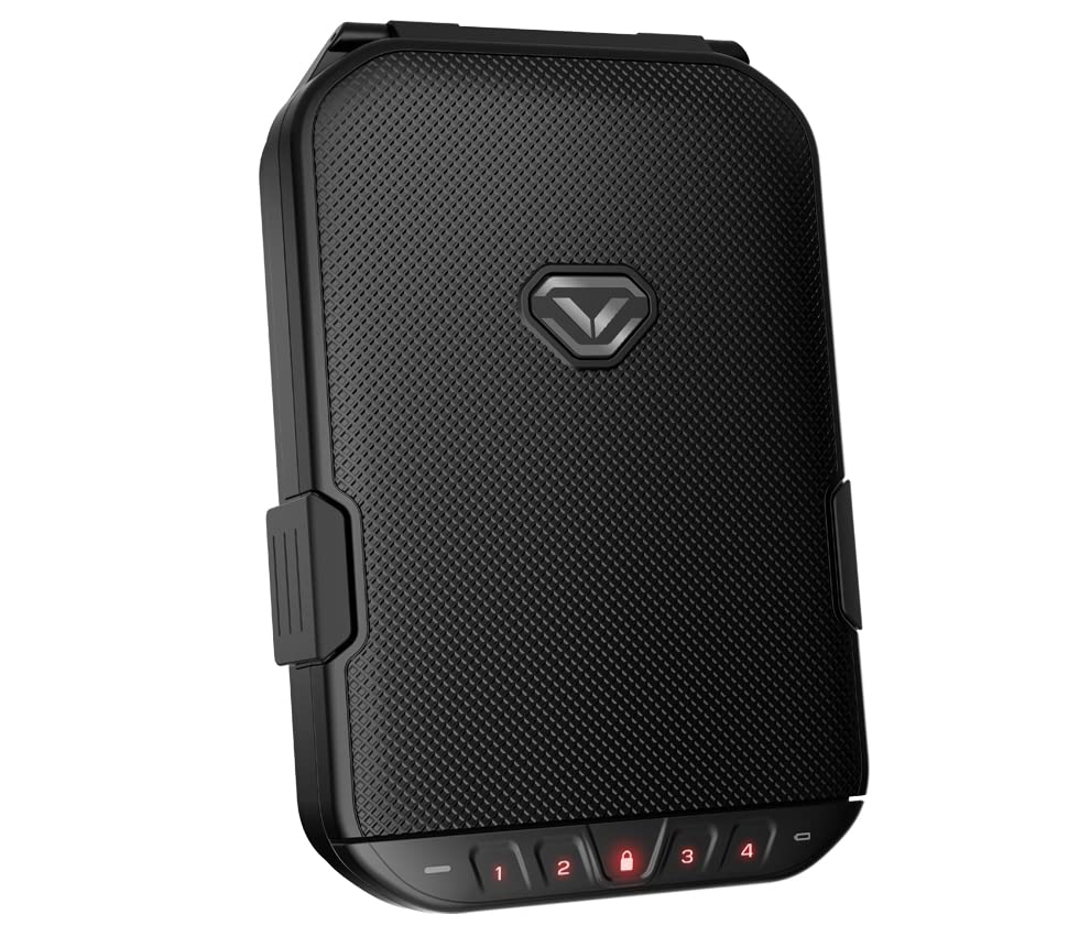 Vaultek Lifepod Secure Waterproof Travel Case Rugged Electronic Lock Box Travel Organizer Portable Handgun Case With Backlit Key