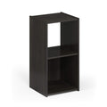 Furinno Pelli Cubic Storage Cabinet, 2x1, Espresso